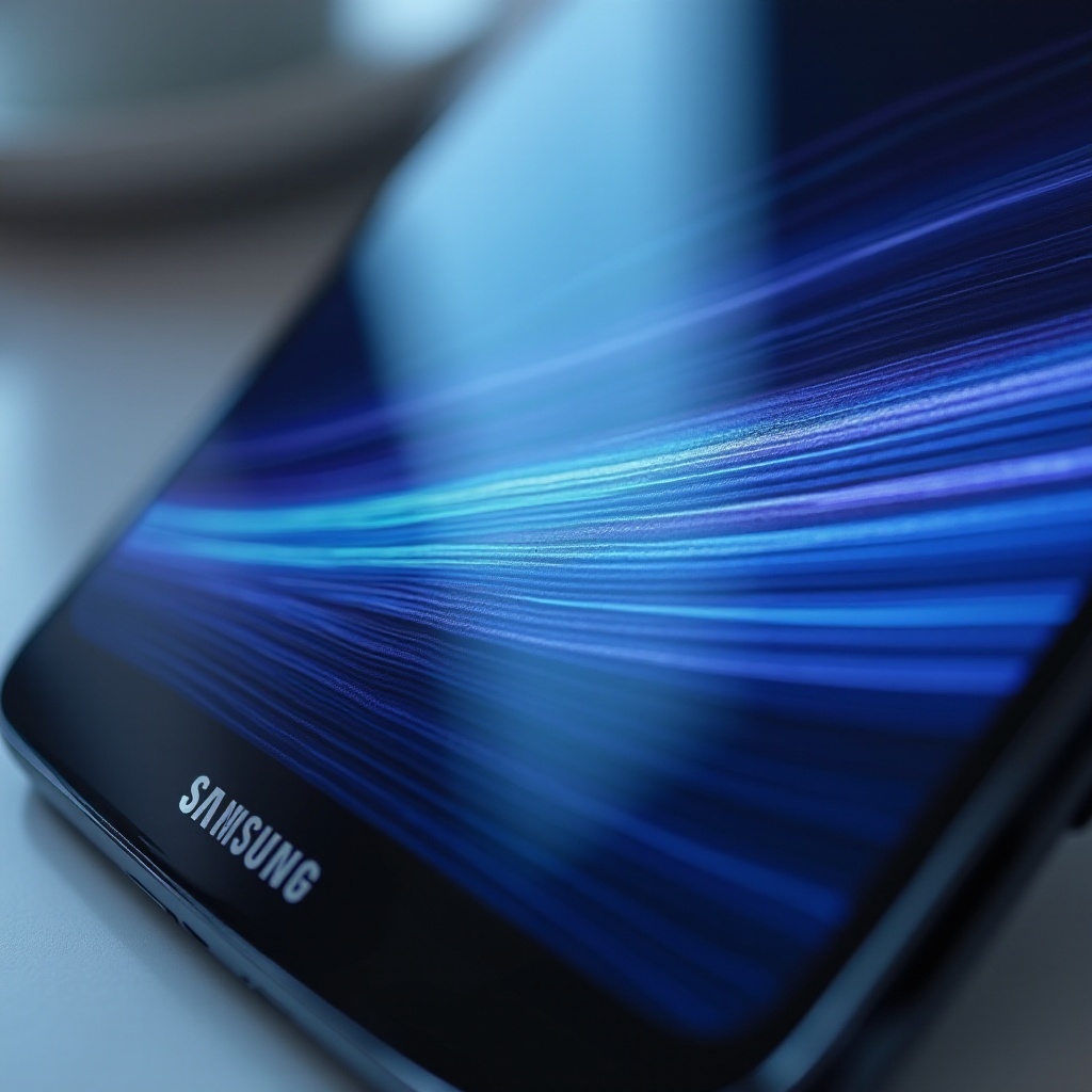 horizontal lines on samsung phone screen