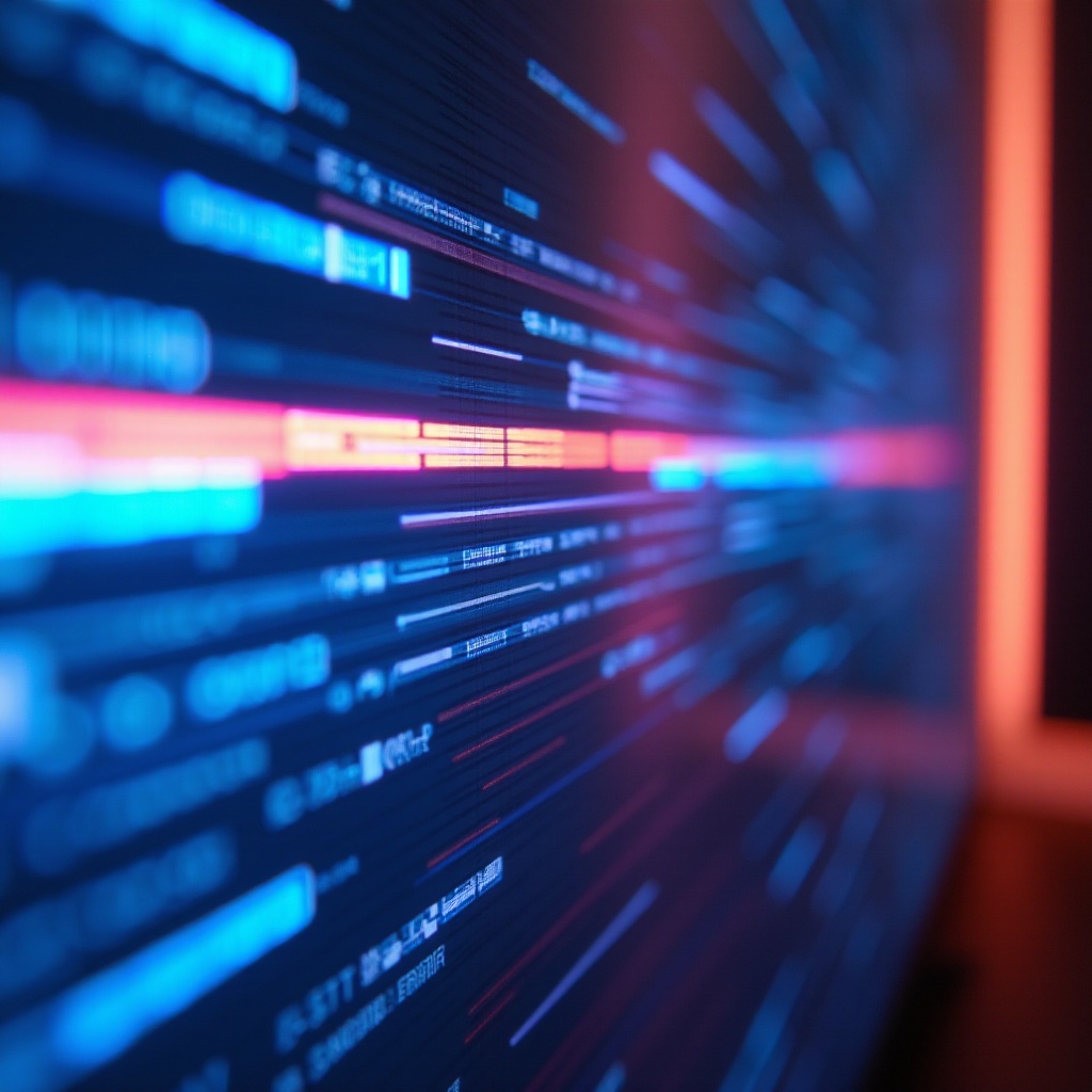 lines in led tv