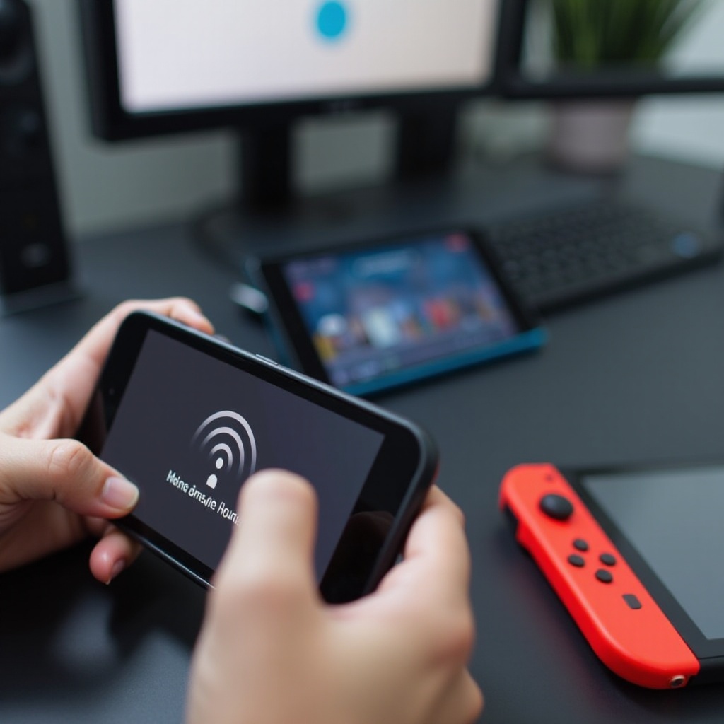 how to connect hotspot to nintendo switch