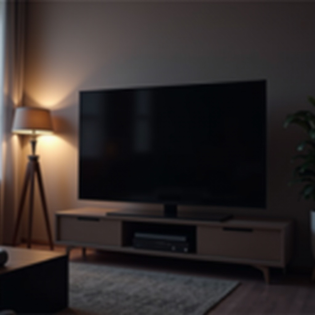 philips tv screen won t turn on