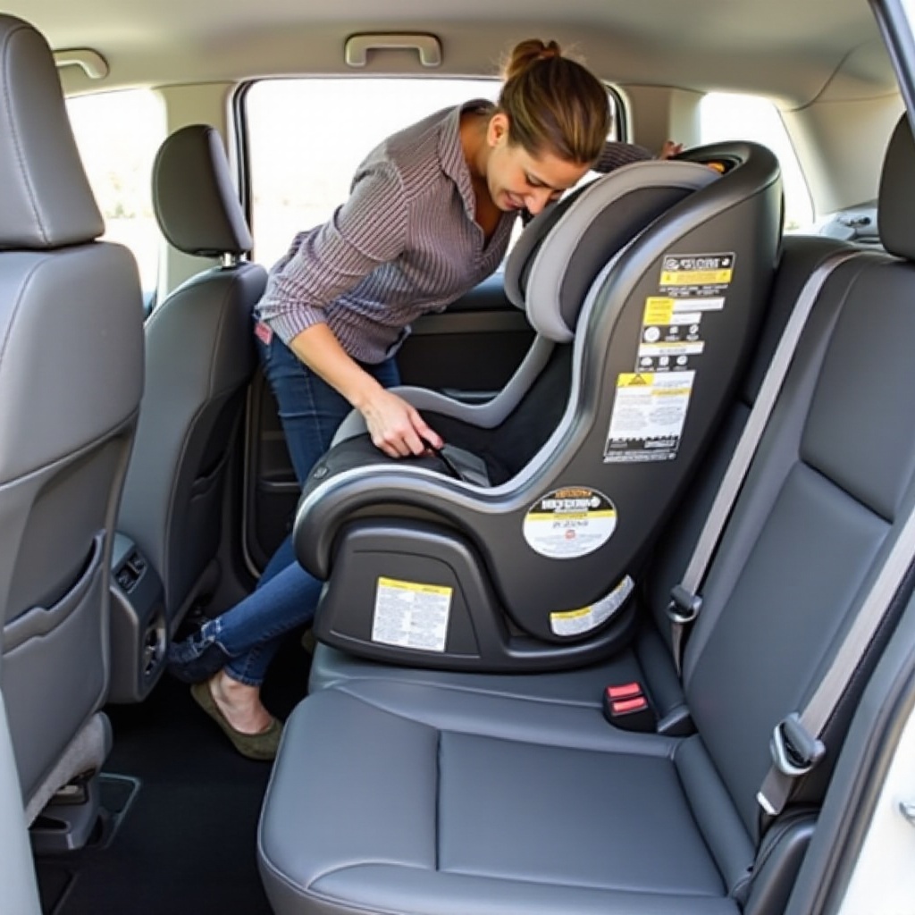 how to install car seat without latch system